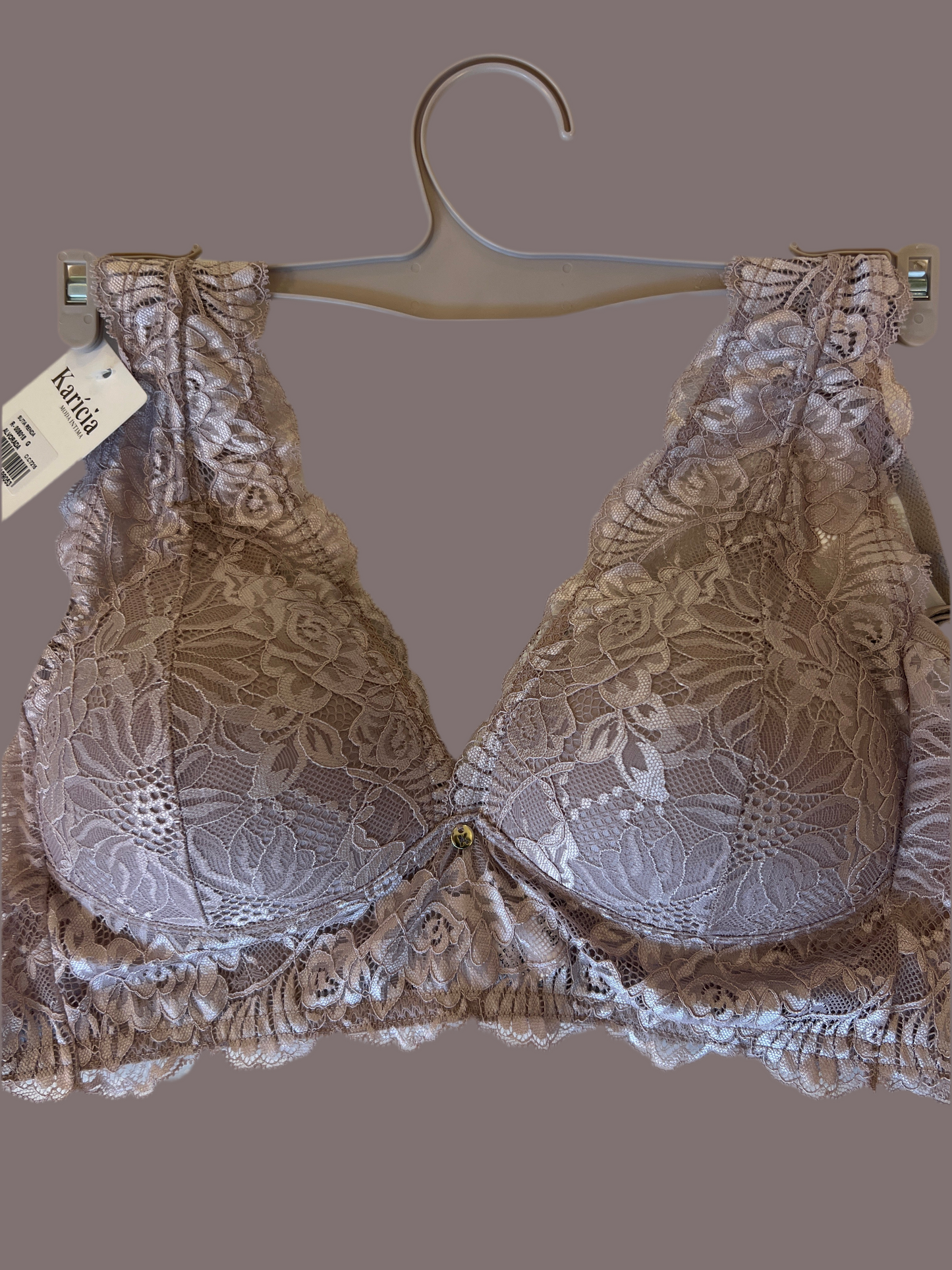Karicia Lace Bra - Nude Rose