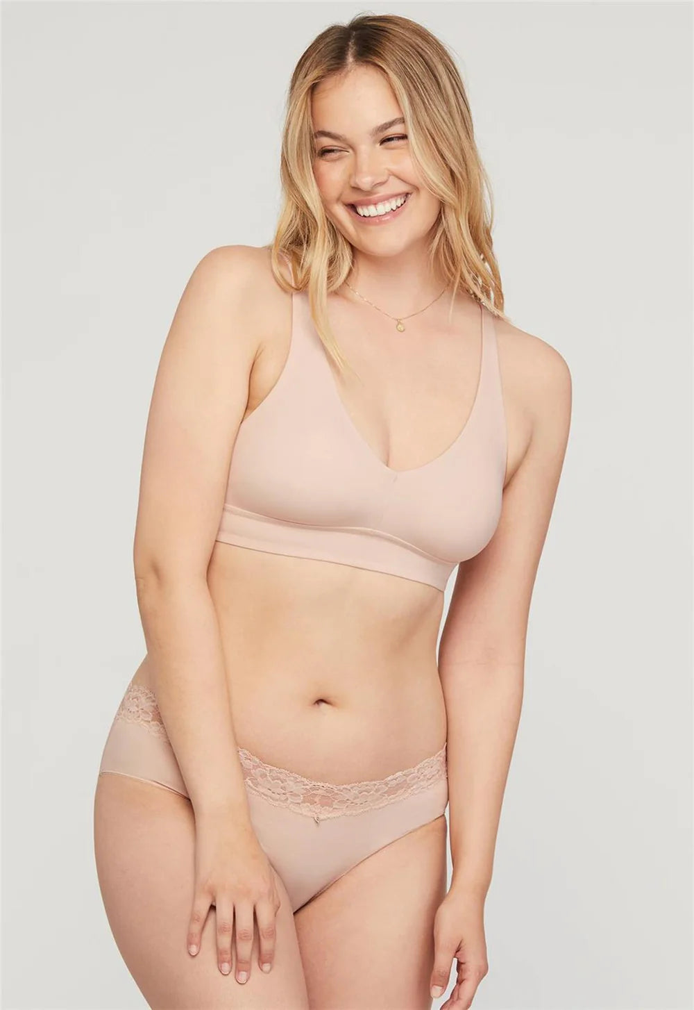 Montelle Mysa Cup-Sized Bralette - Champagne