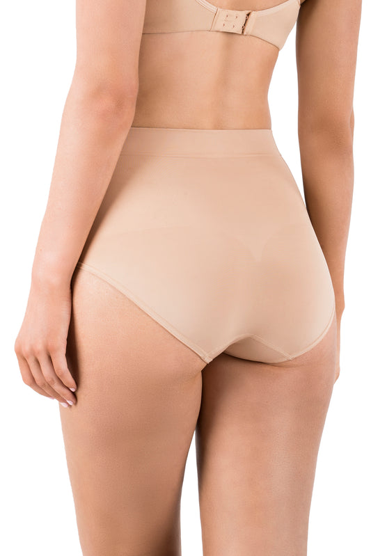 Bondi Bare Hi Cut Brief - Rose Beige