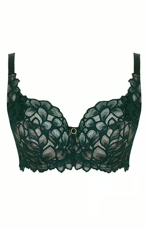 Panache Allure Full Cup Bra - Forest Green