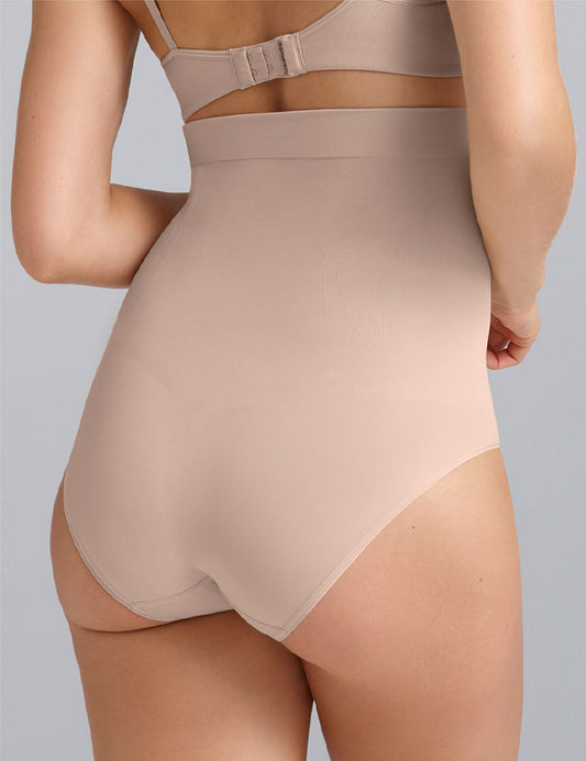 Ambra Powerlite High Waisted Brief - Rose Beige