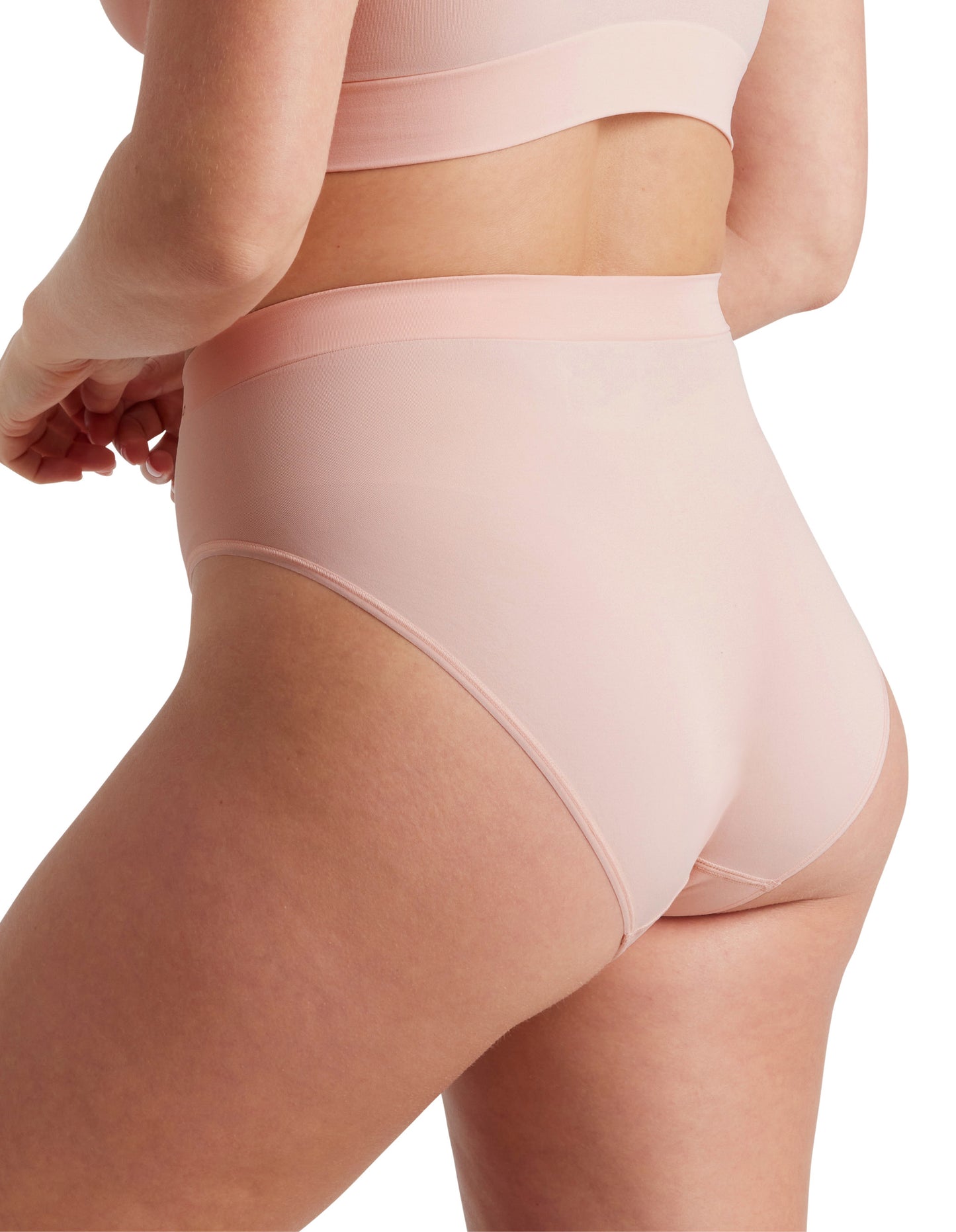 Bondi Bare Hi Cut Brief - Peach Fizz