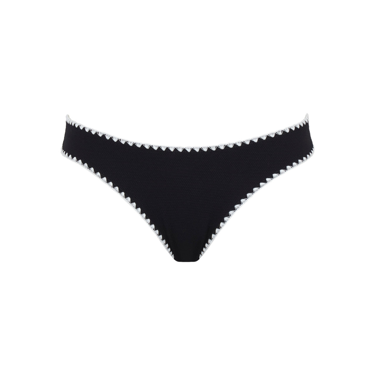 Panache Jennifer Classic Brief Bikini Bottom - Aurora Black and White