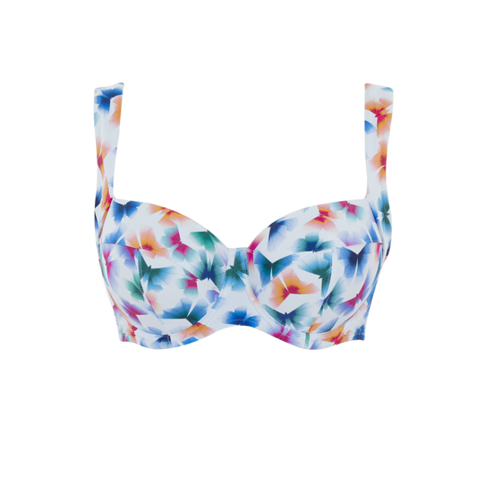 Panache Olivia Full Cup Bikini Top - Flutter Print