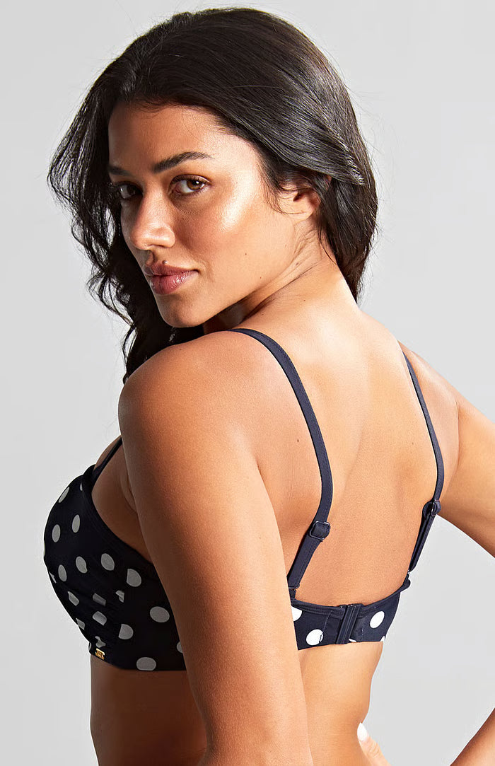 Panache Riva Spot Bandeau bikini Top