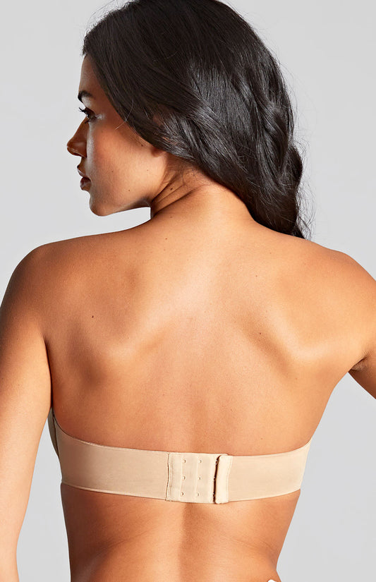 Panache Porcelain Elan Moulded Strapless Bra in Chai
