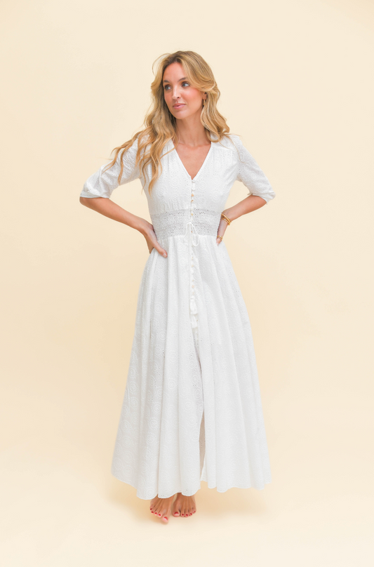Jaase Sol Embroidered Indiana Maxi Dress