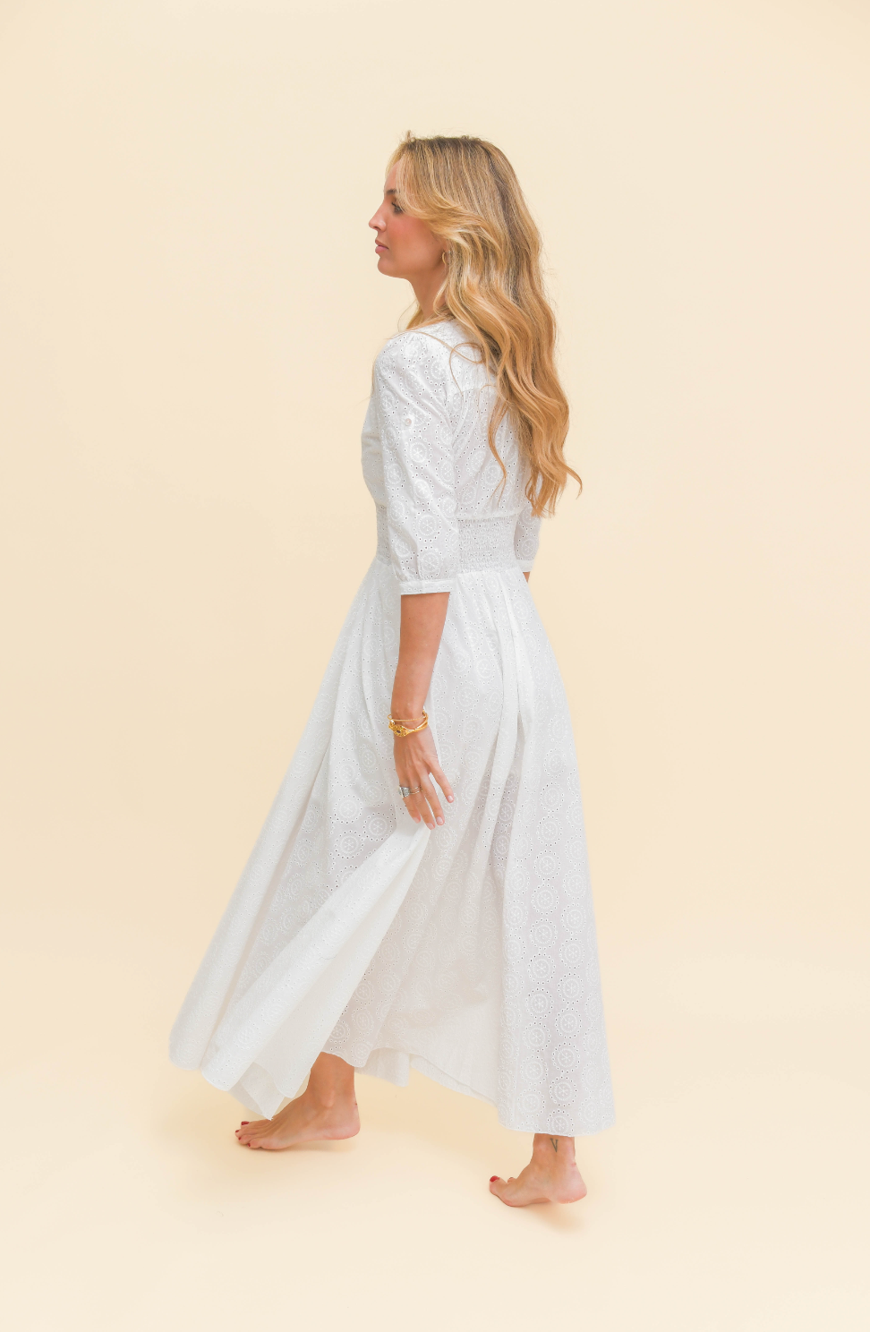 Jaase Sol Embroidered Indiana Maxi Dress