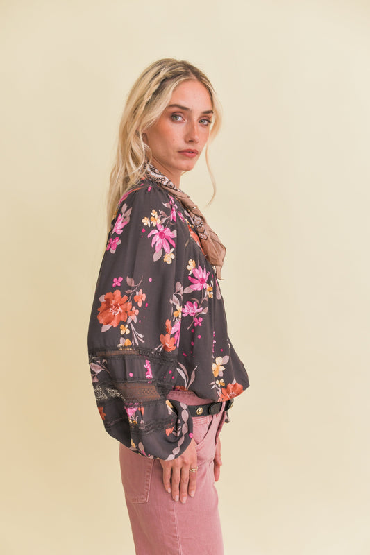 Jaase Monarch Bloom Eliza Blouse