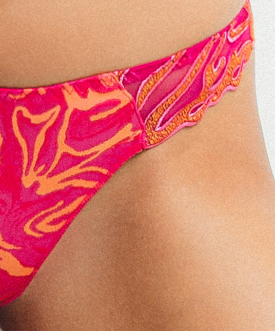 Louisa Bracq Vortex Tanga - Fuschia