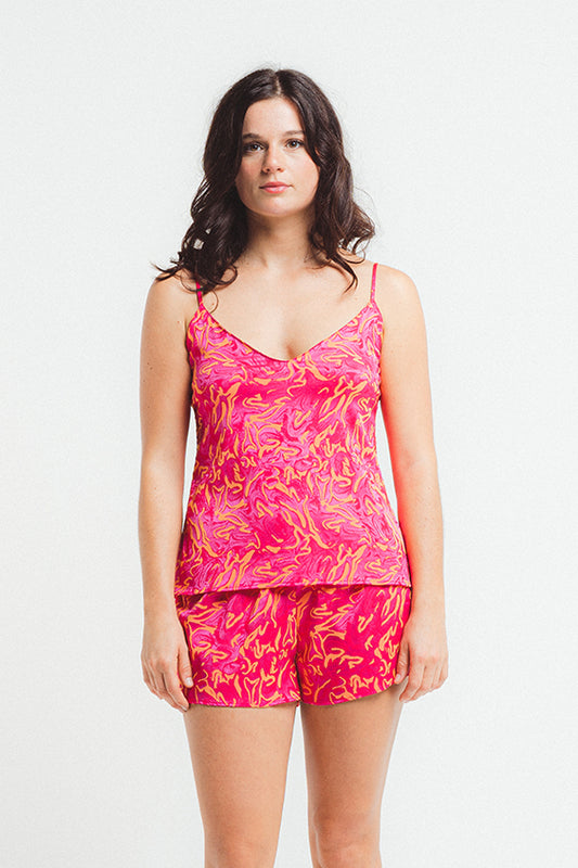 Louisa Bracq Vortex Camisole - Fuschia