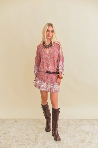 JAASE - ANGELINA PRINT - INKA MINI DRESS
