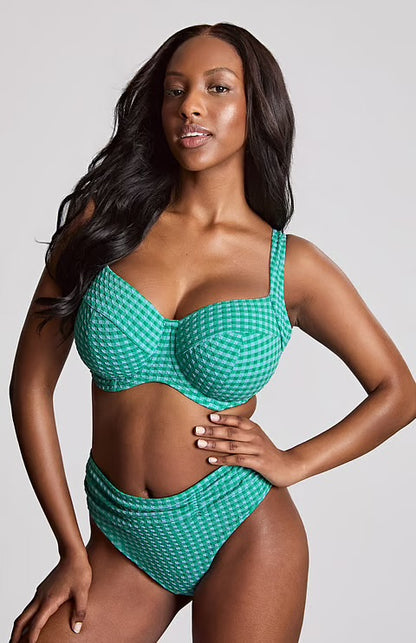 Panache Olivia Full Cup Bikini - Green Gingham