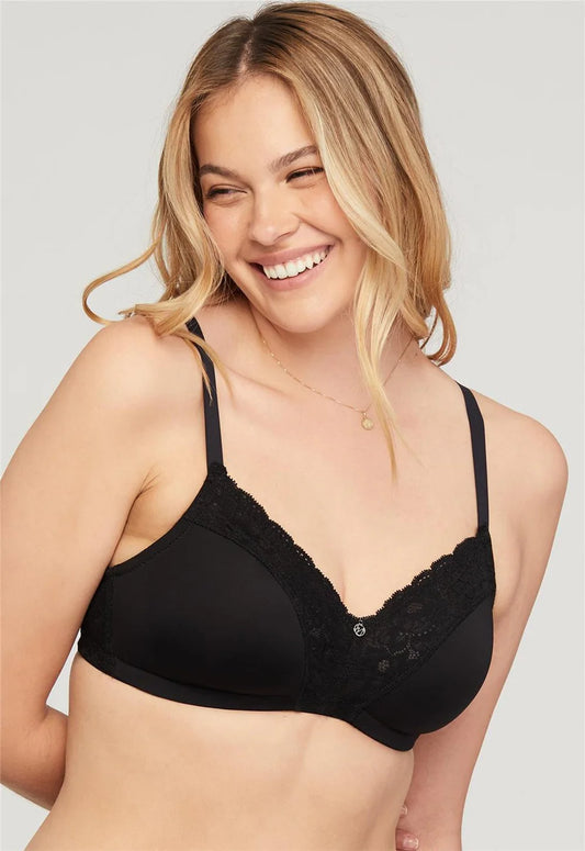 Montelle Wire-Free Dream Bra - Black