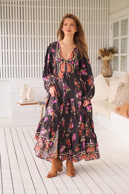 Jaase - Monarch Print - Teresa Maxi Dress
