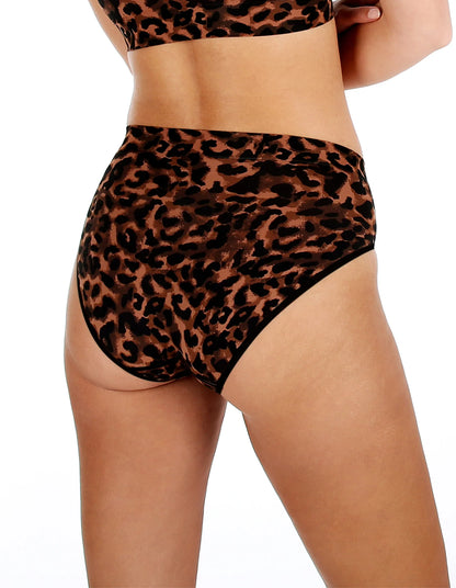 Bondi Bare Hi Cut Brief - Leapord