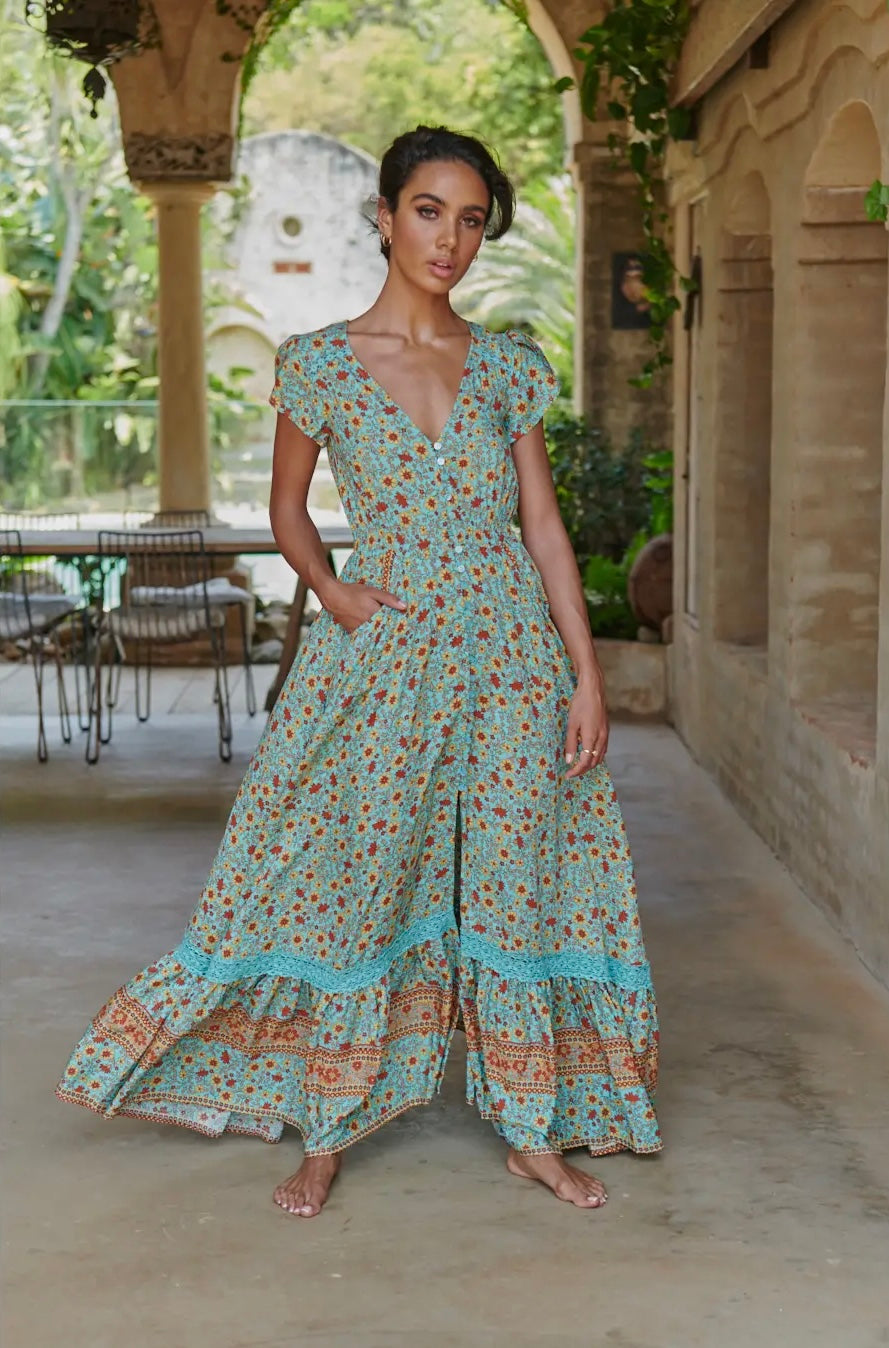 Jaase Synergy Print Maxi Dress