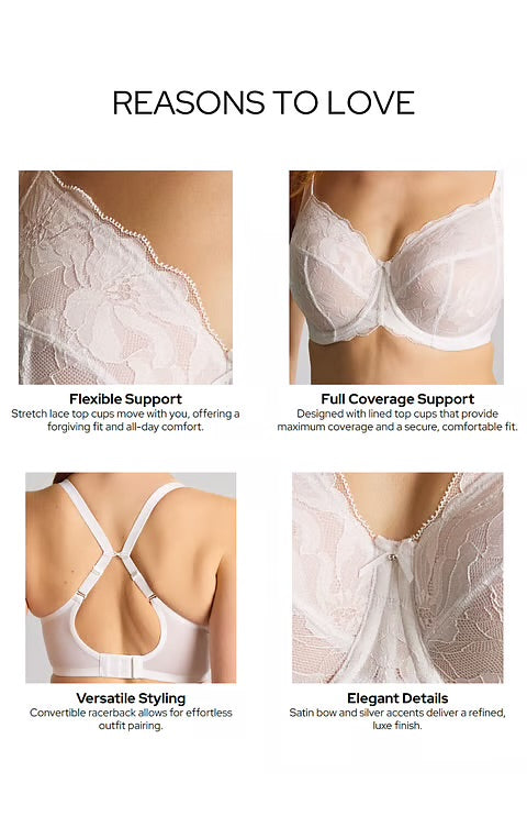 Panache Evangeline Full Cup Bra - White