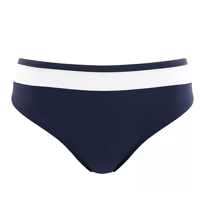 Panache Anya Cruise Classic Bikini Bottoms - Navy/White