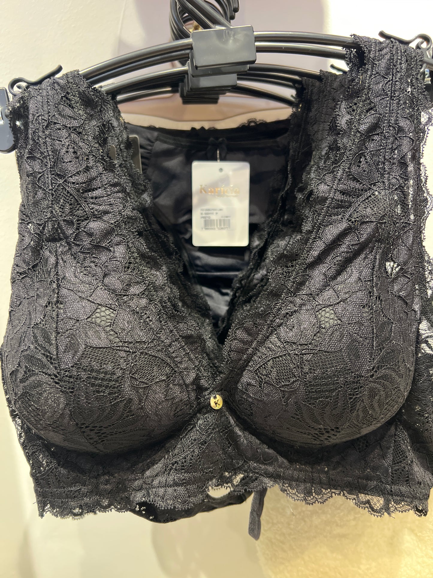 Karicia Lace Bra - Black - Non Wired