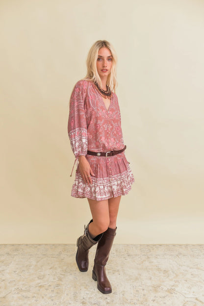 JAASE - ANGELINA PRINT - INKA MINI DRESS