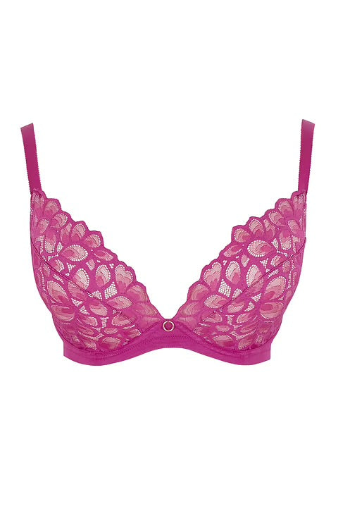 Panache - Allure Demi Plunge Bra - Magenta