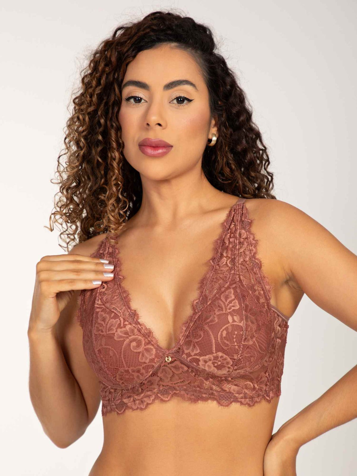 Lace Karicia Brazilian Non wired - wireless light padded bra