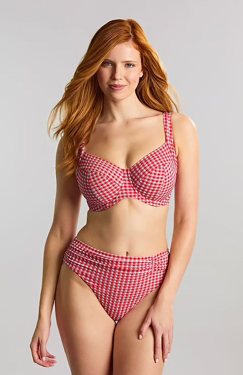 Panache Olivia Full Cup Bikini - Red Gingham