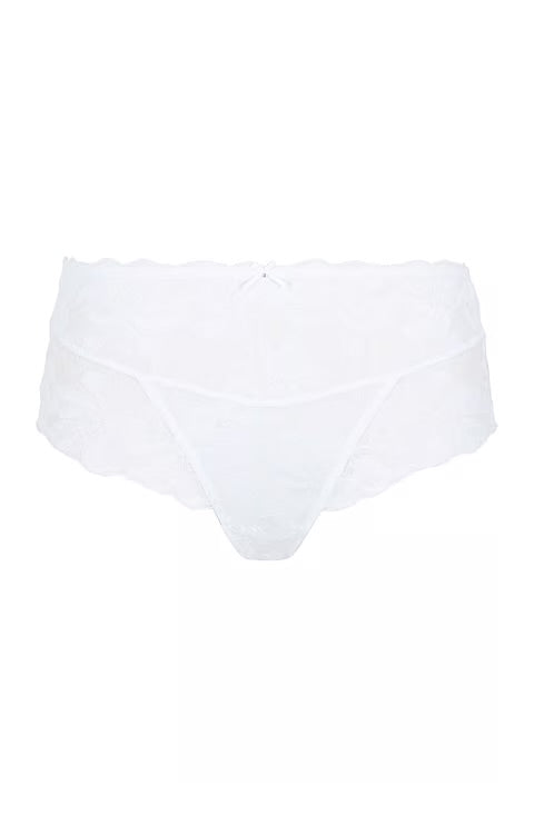 Panache Evangeline Deep Brief Knickers - White