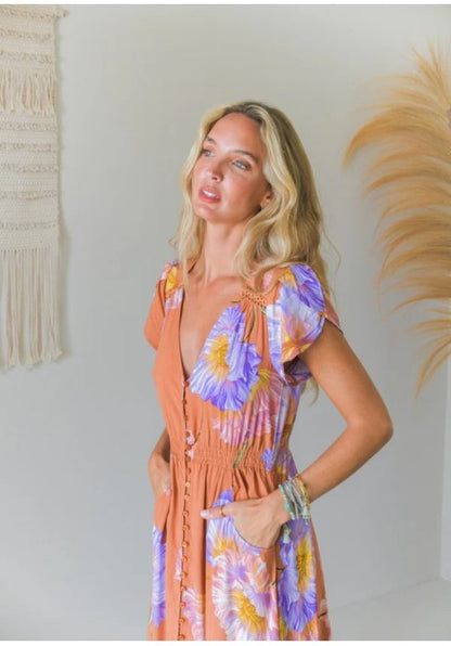 Jaase - SERENDIPITY PRINT - CARMEN MAXI DRESS
