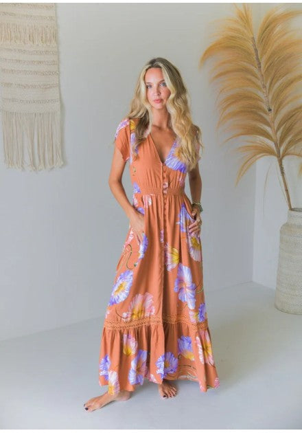 Jaase - SERENDIPITY PRINT - CARMEN MAXI DRESS