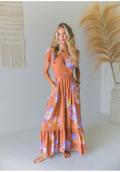 Jaase - SERENDIPITY PRINT - CARMEN MAXI DRESS