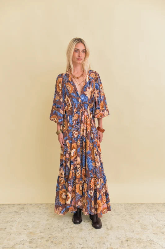 Jaase - Tierra Print - Catalonia Maxi Dress