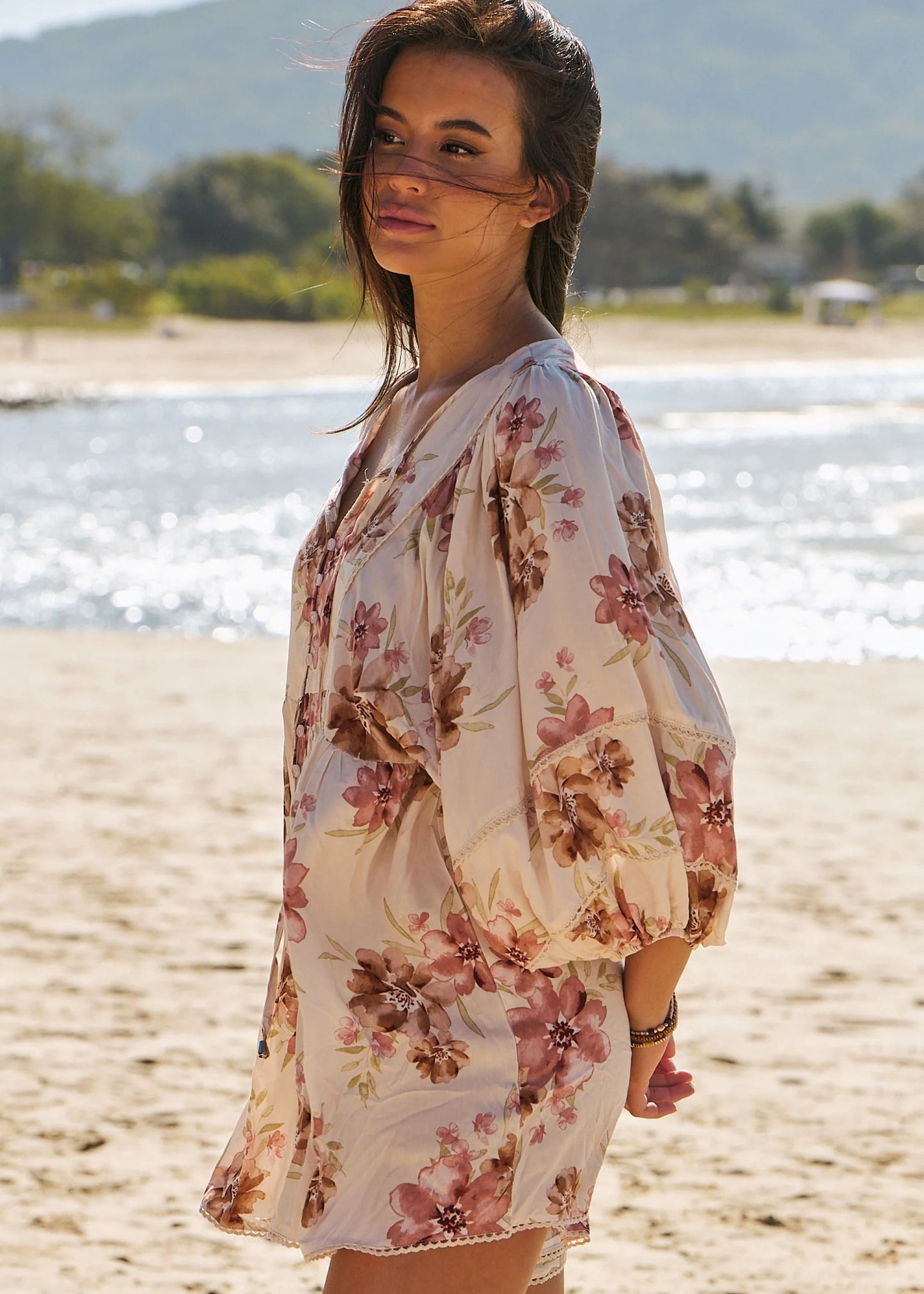 Jaase - Love Story Floral Print - Playsuit dress