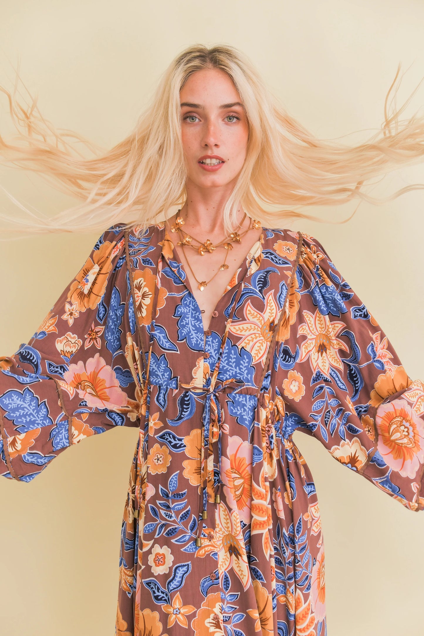 Jaase - Tierra Print - Catalonia Maxi Dress