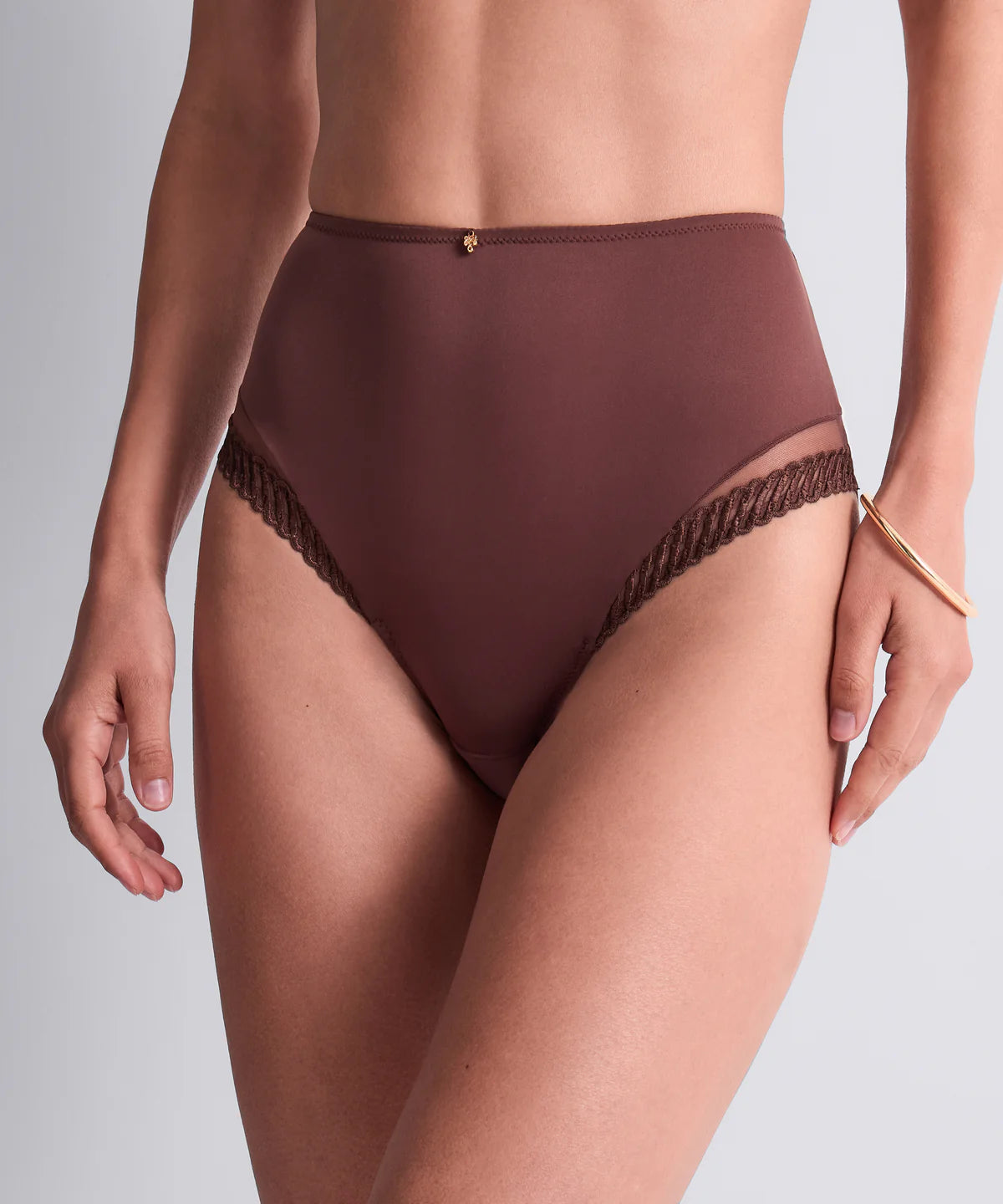 Aubade High Waist Brief - Sepia