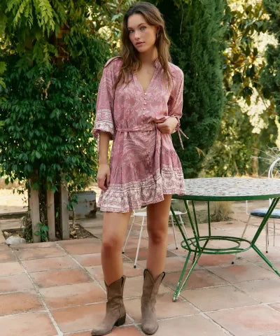 JAASE - ANGELINA PRINT - INKA MINI DRESS