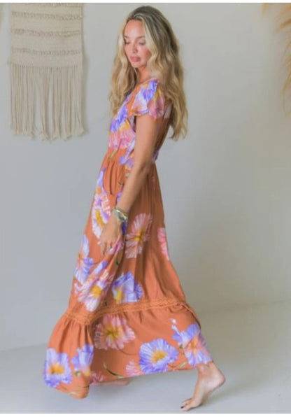 Jaase - SERENDIPITY PRINT - CARMEN MAXI DRESS