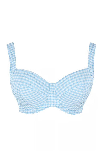 Panache Olivia Full Cup Bikini - Sky Blue Gingham