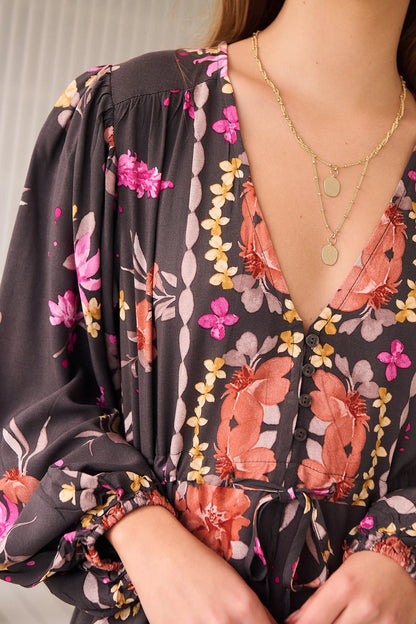 Jaase - Monarch Print - Teresa Maxi Dress