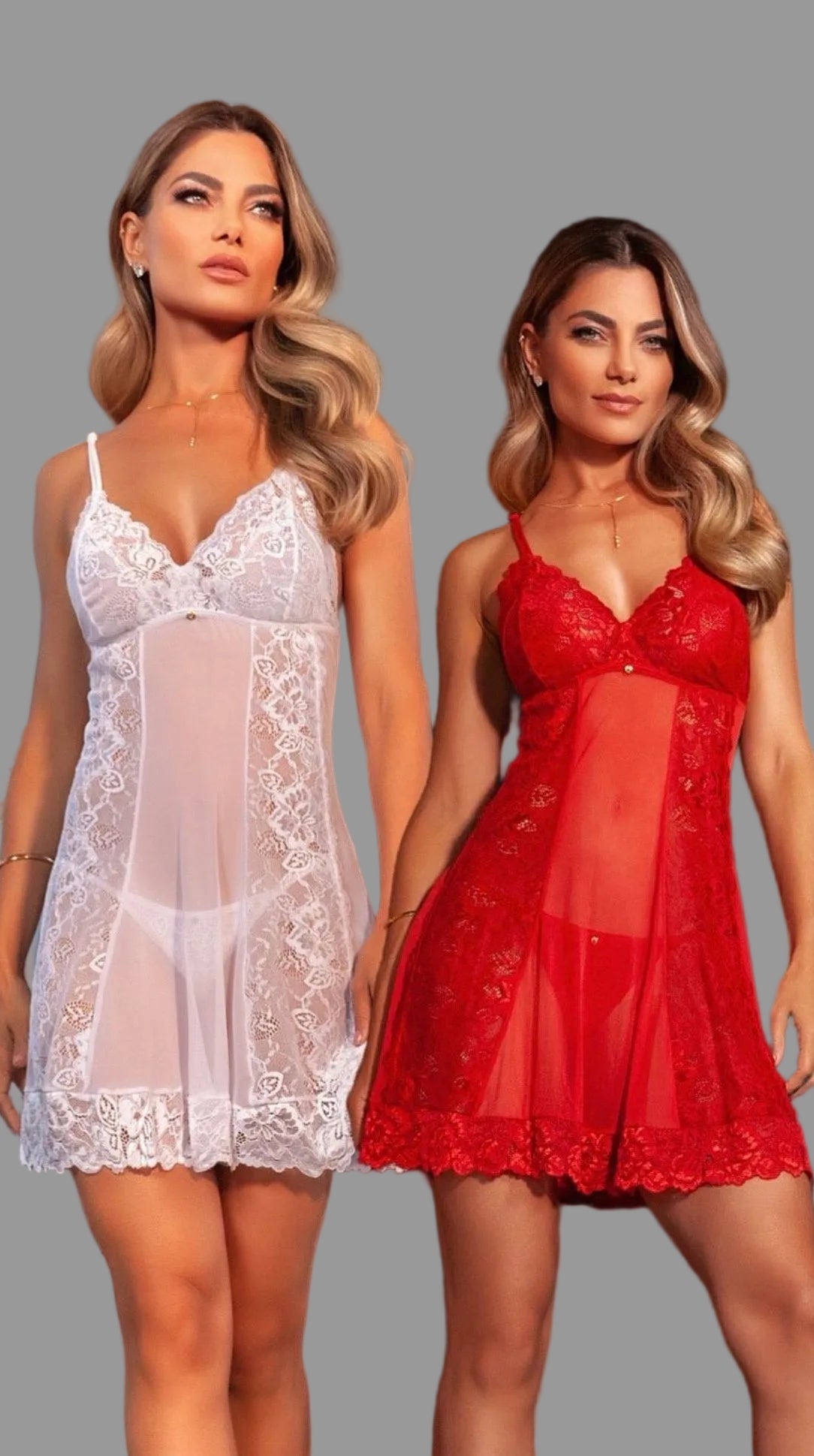 Brazilian Black Lace Camisole / Chemise / Dress