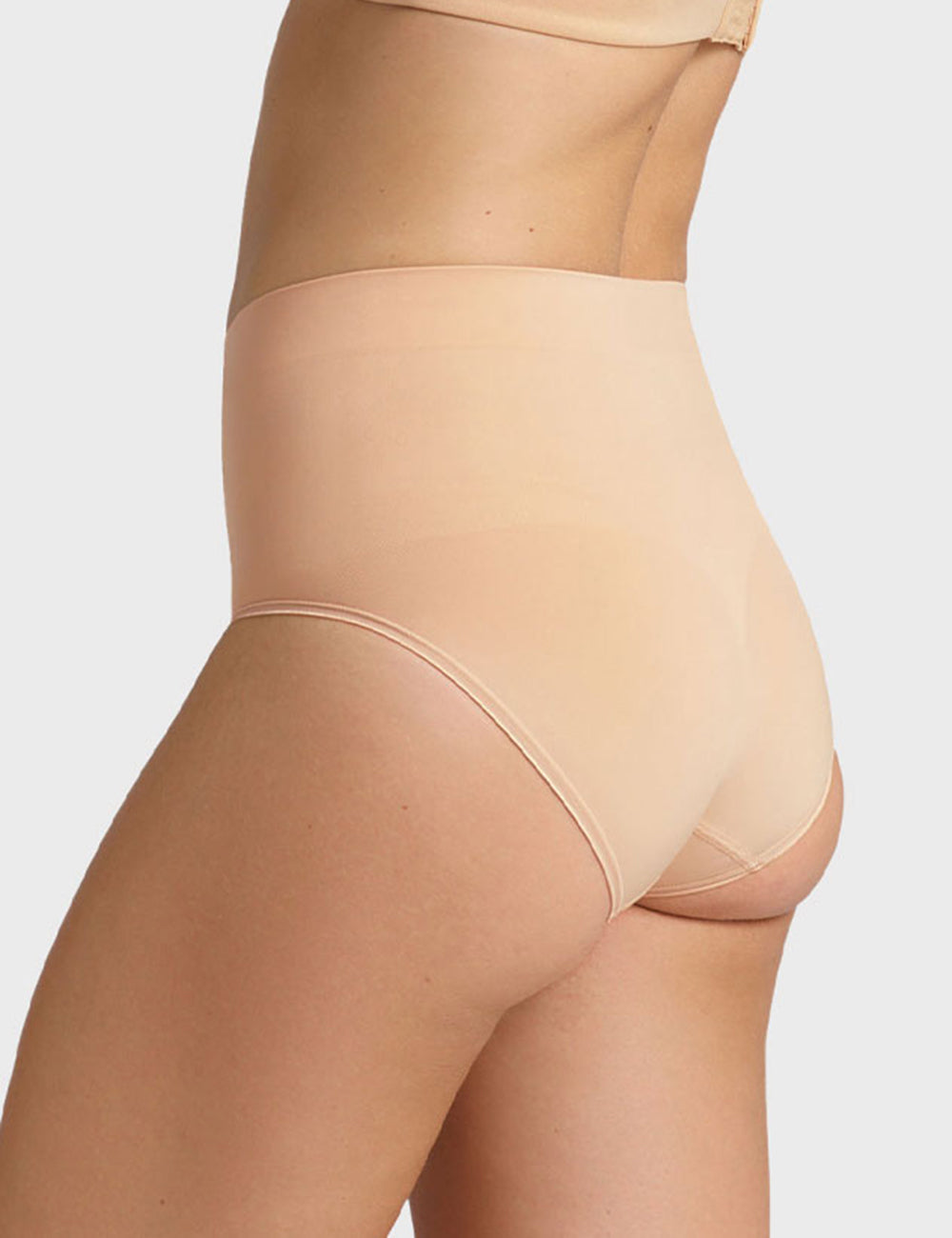 Ambra Powerlite Full Brief - Rose Beige