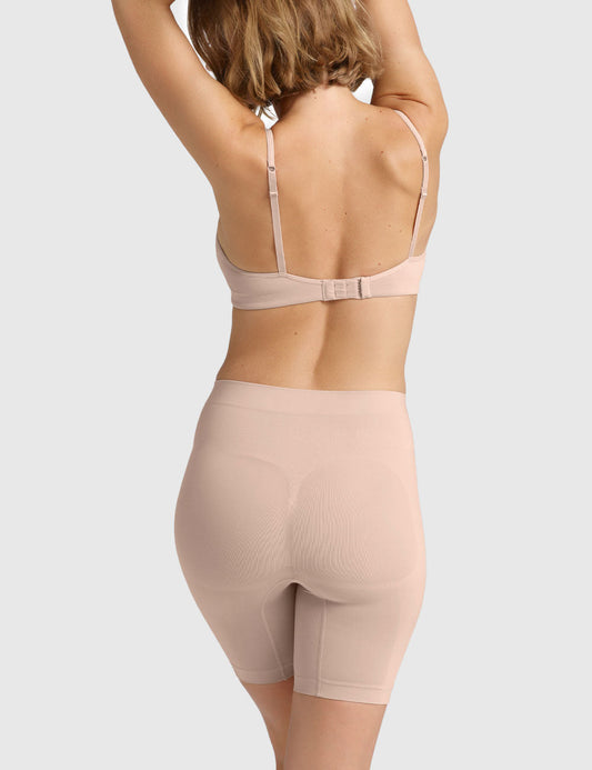 Ambra Powerlite Thigh Shaper Short - Rose Beige