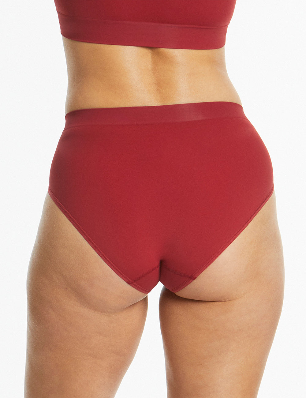 Ambra Bondi Bare Hi Cut Brief Scarlet