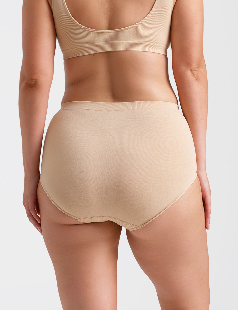 Ambra Curvesque Full Brief - Nude