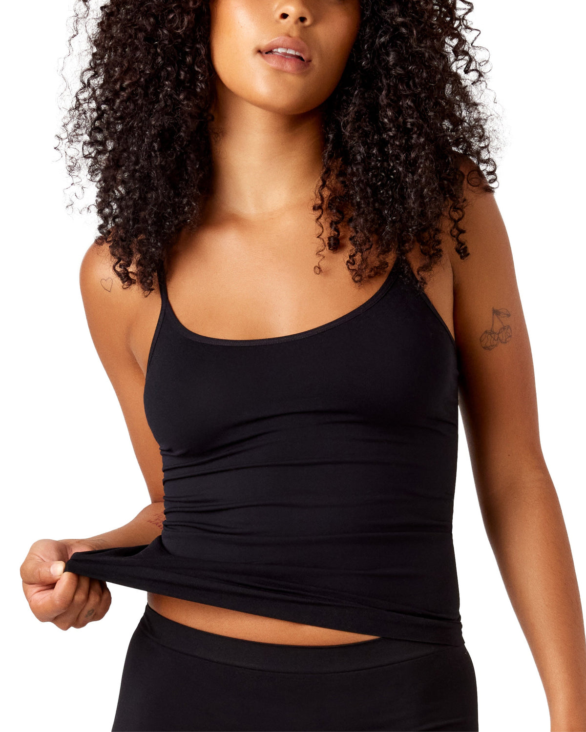 Ambra Bare Essentials Recycled Nylon Cami - Black