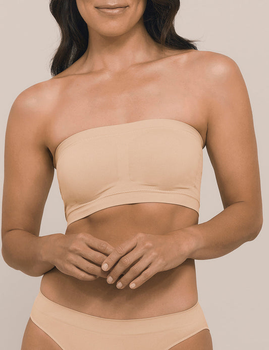 Ambra Bare Essentials Padded Bandeau - Rose Beige