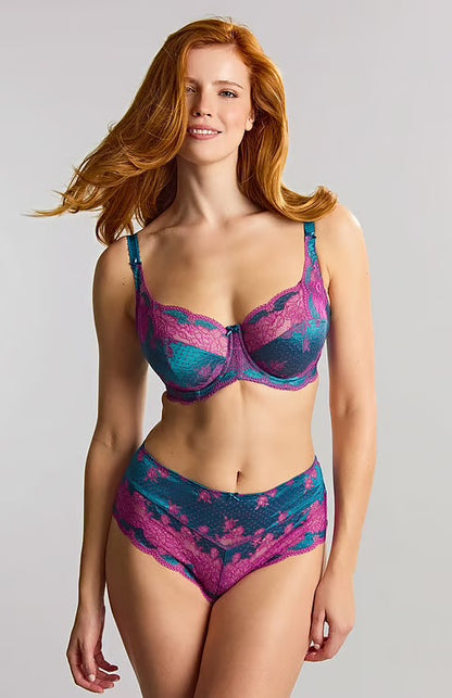 Panache - Clara - Deep Brief - Teal / Magenta