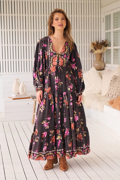 Jaase - Monarch Print - Teresa Maxi Dress