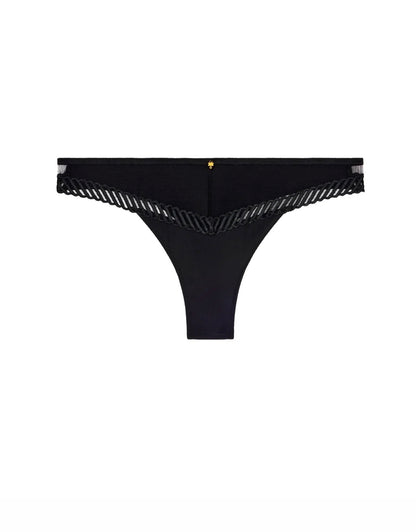 Aubade Black Tanga Thong